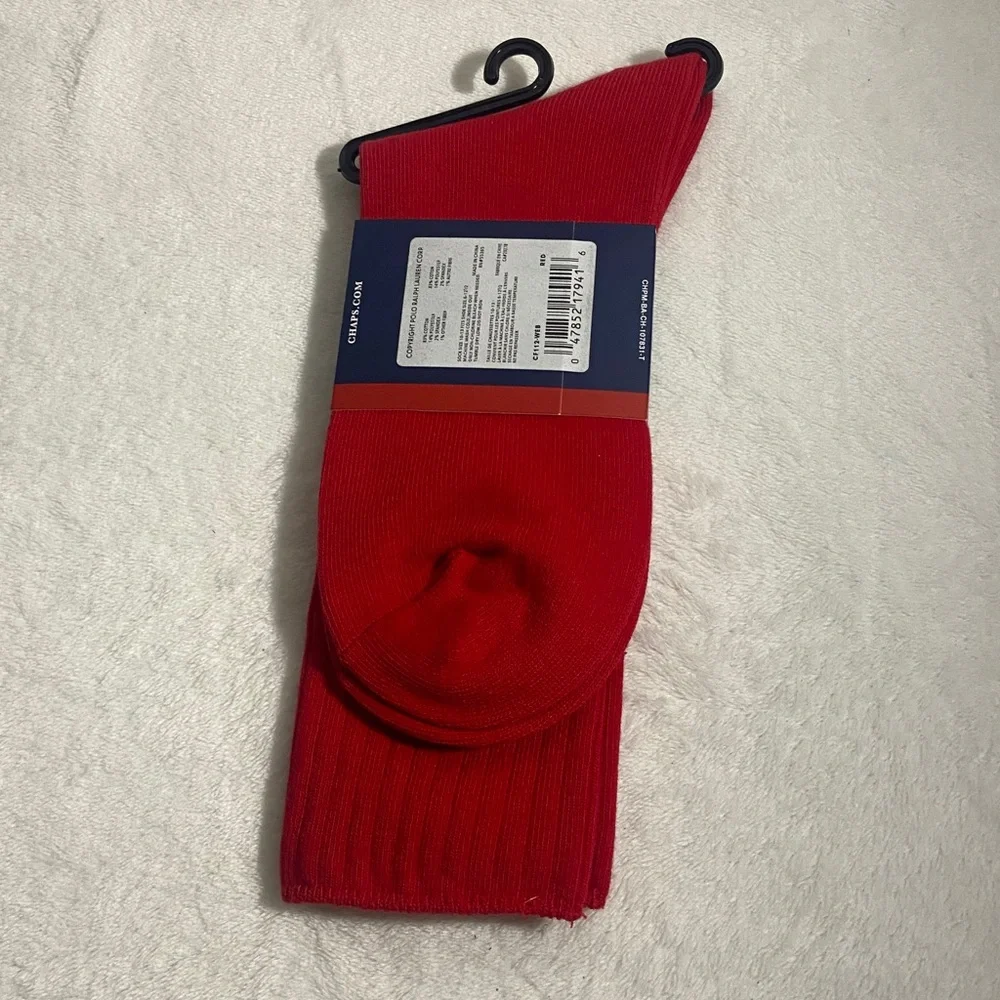 Chaps premium dress crew socks 1 pair - Picture 3 of 4